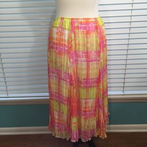 sapphire star Pink, Green, Yellow Skirt Size 14